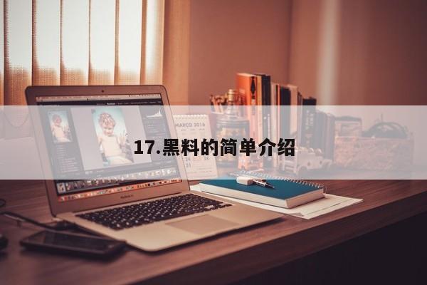 17.黑料的简单介绍